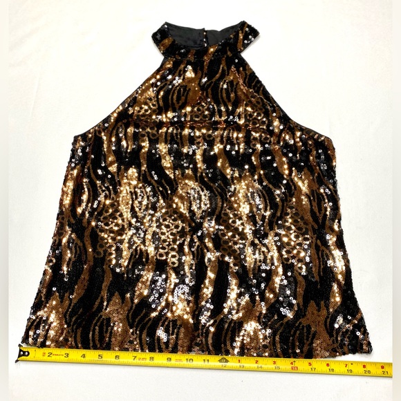 Sequinned Crop Top Sparkling Cable & Gauge - Picture 7 of 9